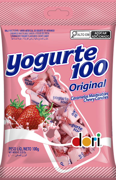 BALA DORI YOGURTE 100 MORANGO 100G