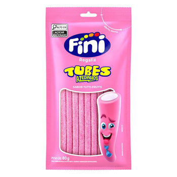 BALA FINI TUBES TUTTI FRUTI 80G