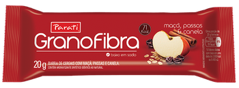 BARRA DE CEREAIS PARATI GRANOFIBRA MACA/CANELA/PASSAS 20G