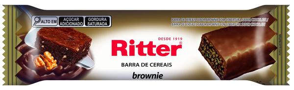 BARRA DE CEREAIS RITTER BROWNIE 25G