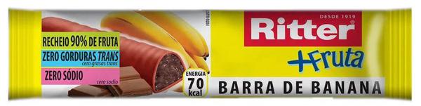 BARRA DE FRUTA RITTER BANANA/CHOCOLATE 20G