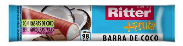 BARRA DE FRUTA RITTER COCO/CHOCOLATE 20G