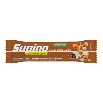 BARRA FRUTA SUPINO ZERO BANANA/NOZES/DAMASCO 24G