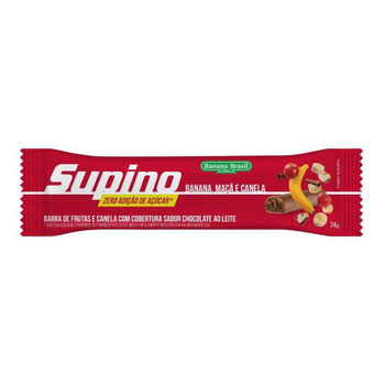 BARRA FRUTA SUPINO ZERO BANANA/MACA/CANELA 24G
