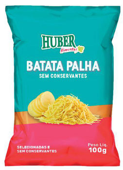 BATATA PALHA HUBER EXTRA FINA 100G