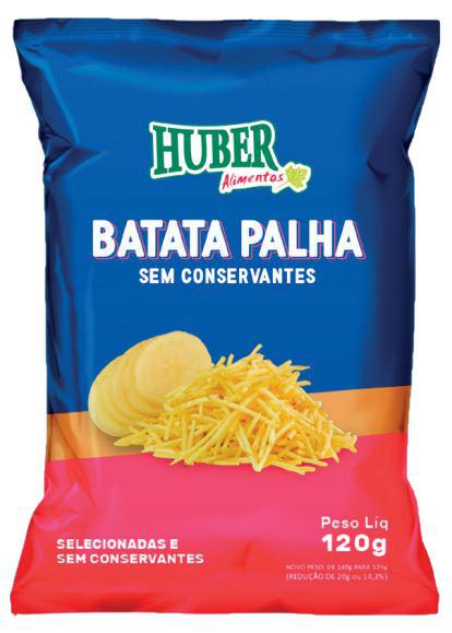 BATATA PALHA HUBER TRADICIONAL 120G