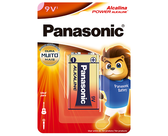 BATERIA PANASONIC ALCALINA POWER 9V