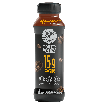 BEBIDA LACTEA 3 CORACOES CAPPUCCINO POWER WHEY CLASSICO 260ML