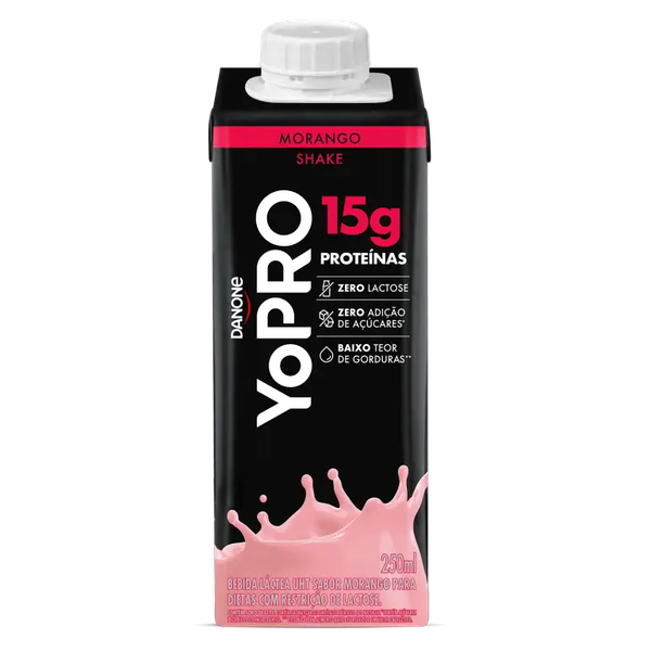 BEBIDA LACTEA DANONE YOPRO UHT ZERO MORANGO 250ML