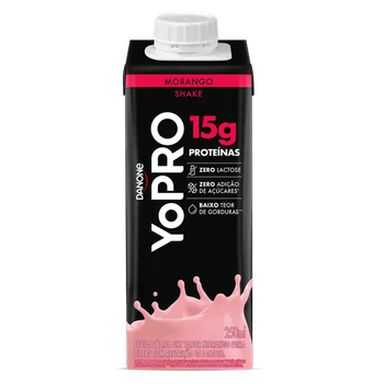 BEBIDA LACTEA DANONE YOPRO UHT ZERO MORANGO 250ML