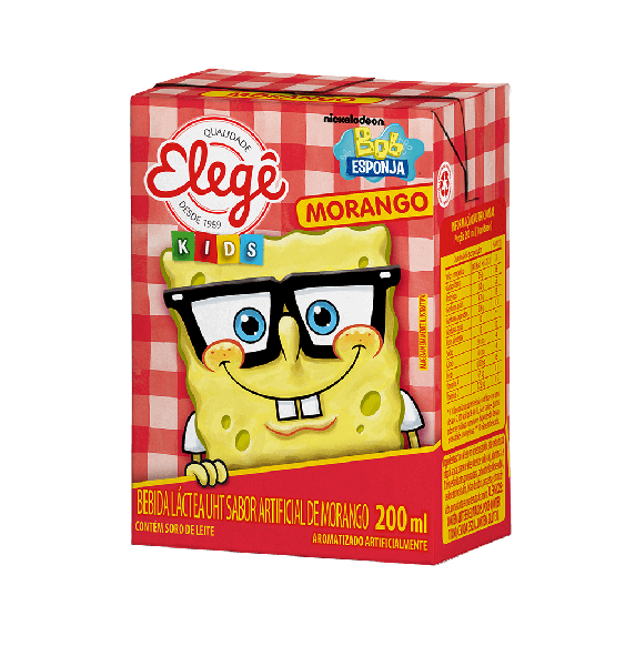 BEBIDA LACTEA ELEGE MIDI MORANGO 200ML