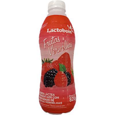 BEBIDA LACTEA LACTOBOM FRUTAS VERMELHAS GARRAFA 820G