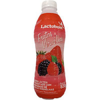 BEBIDA LACTEA LACTOBOM FRUTAS VERMELHAS GARRAFA 820G