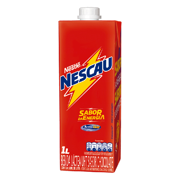BEBIDA LACTEA NESTLE NESCAU UHT CHOCOLATE 1LT