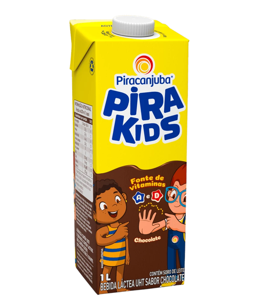 BEBIDA LACTEA PIRACANJUBA PIRAKIDS CHOCOLATE 1LT