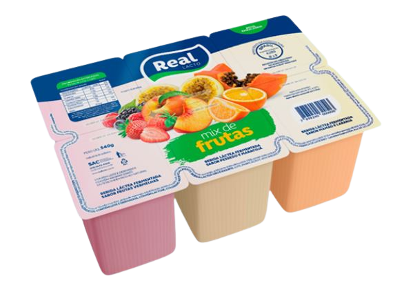 BEBIDA LACTEA REAL MIX DE FRUTAS 540G