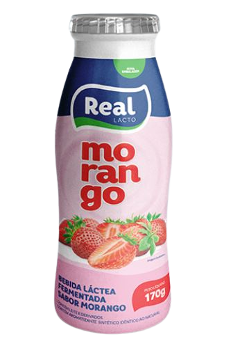 BEBIDA LACTEA REAL MORANGO 170G