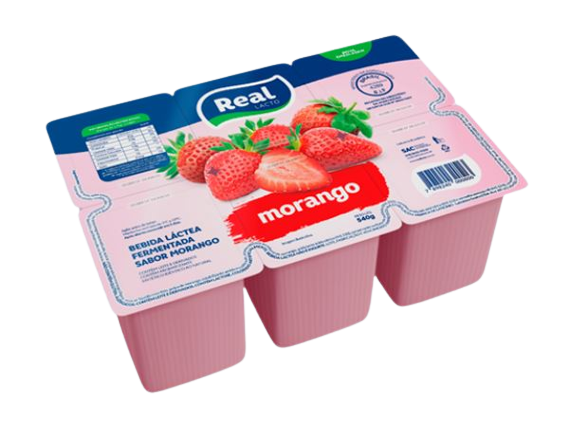 BEBIDA LACTEA REAL MORANGO 540G