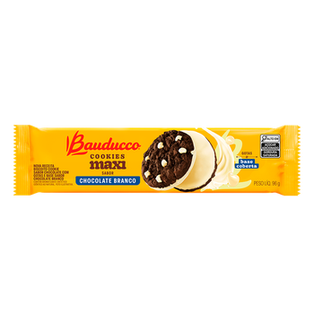 BISCOITO BAUDUCCO COOKIES MAXI BRANCO 96G