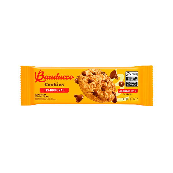 BISCOITO BAUDUCCO COOKIES TRADICIONAL 60G