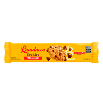 BISCOITO BAUDUCCO COOKIES TRADICIONAL 100G