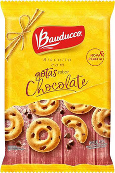 BISCOITO BAUDUCCO GOTAS CHOCOLATE 335G
