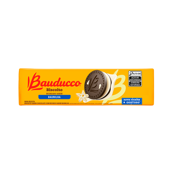 BISCOITO BAUDUCCO RECHEADO BAUNILHA 108G