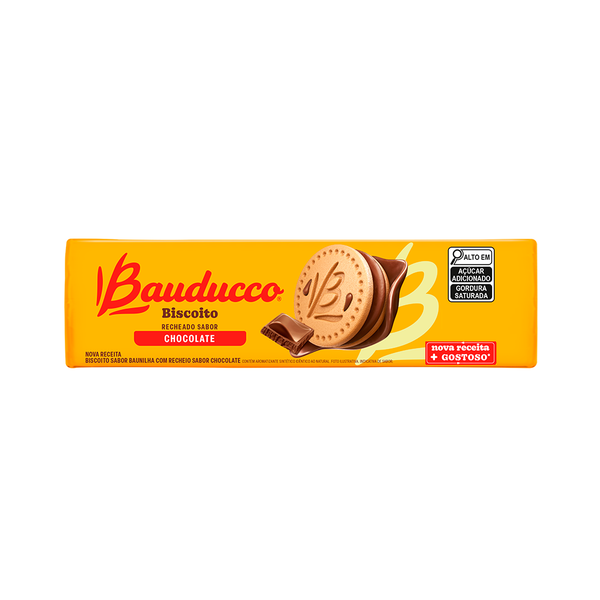 BISCOITO BAUDUCCO RECHEADO CHOCOLATE 108G