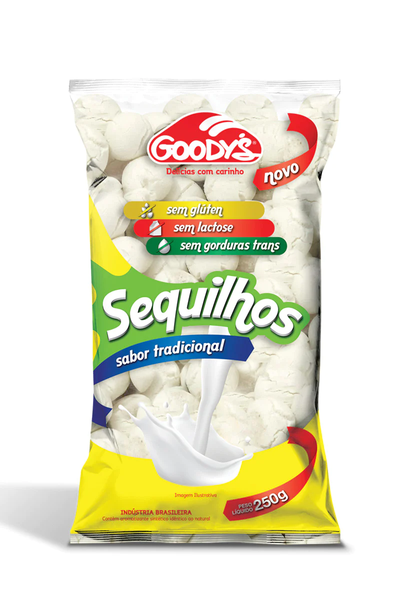 BISCOITO GOODYS SEQUILHOS TRADICIONAL 250G