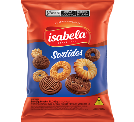 BISCOITO ISABELA SORTIDOS 300G
