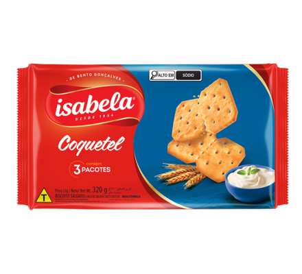 BISCOITO ISABELA COQUETEL 320G