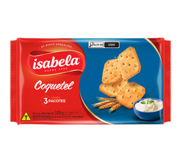 BISCOITO ISABELA COQUETEL 320G