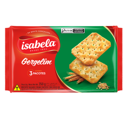 BISCOITO ISABELA GERGELIM 350G