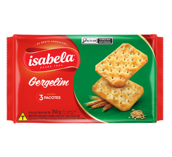 BISCOITO ISABELA GERGELIM 350G