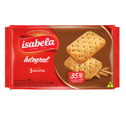 BISCOITO ISABELA INTEGRAL 350G