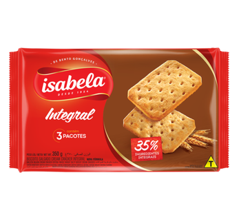 BISCOITO ISABELA INTEGRAL 350G