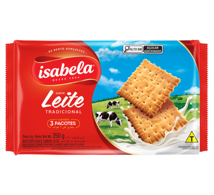 BISCOITO ISABELA LEITE 350G
