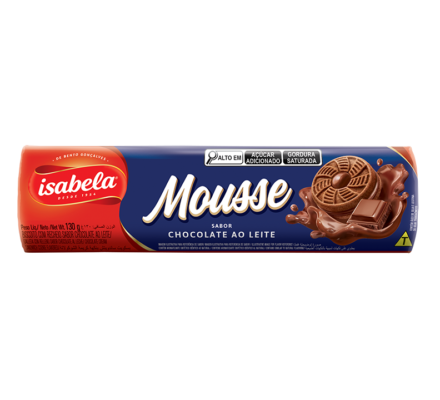 BISCOITO ISABELA MOUSSE CHOCOLATE AO LEITE 130G