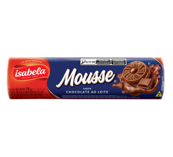 BISCOITO ISABELA MOUSSE CHOCOLATE AO LEITE 130G