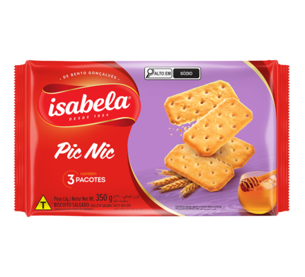 BISCOITO ISABELA PIC NIC 350G