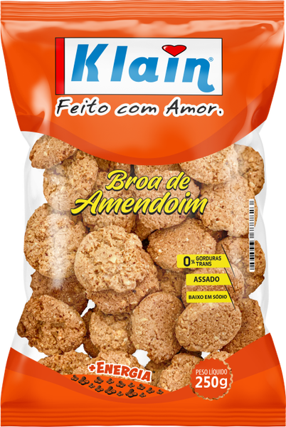 BISCOITO KLAIN BROA DE AMENDOIM 250G