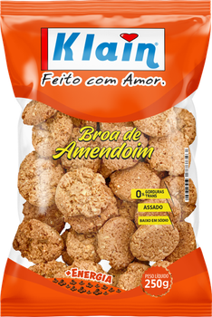 BISCOITO KLAIN BROA DE AMENDOIM 250G