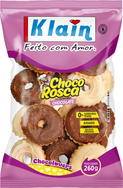 BISCOITO KLAIN CHOCO ROSCA 260G