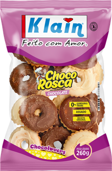 BISCOITO KLAIN CHOCO ROSCA 260G