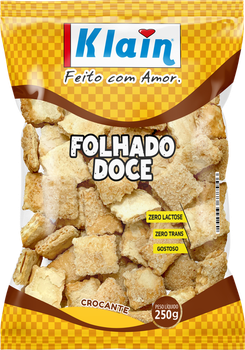 BISCOITO KLAIN FOLHADO DOCE 250G