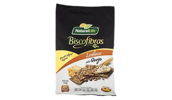 BISCOITO NATURAL LIFE BISCOFIBRAS LINHACA QUEIJO 150G