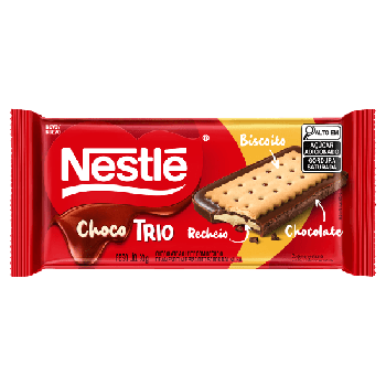 BISCOITO NESTLE CHOCO BISCUIT AMENDOIM 90G