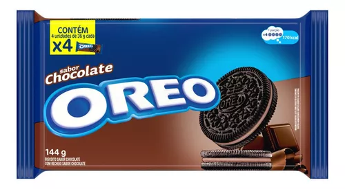 BISCOITO OREO CHOCOLATE 144G