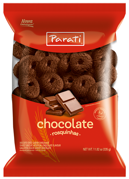 BISCOITO PARATI ROSCA CHOCOLATE 250G