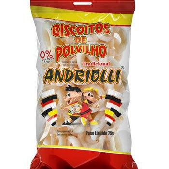 BISCOITO POLVILHO ANDRIOLLI TRADICIONAL 75G